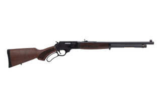Henry 410 Lever Action Shotgun features a 20 inch barrel.